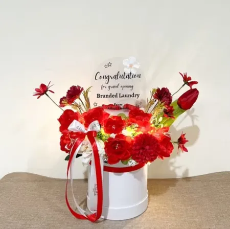 Bloom Box Akrilik Ucapan Grand Opening Sukun Malang